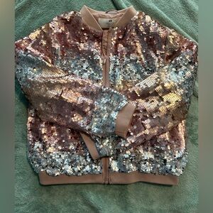 H&M girls sequin jacket
